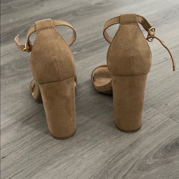 Merona Open Toe Heels Nude - Picture 3 of 4